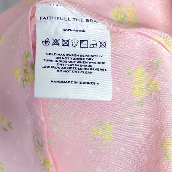 NWT! FAITHFUL THE BRAND Thea Mini Dress Size Medium/6 - Picture 8 of 8